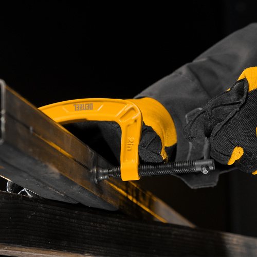 Струбцина G-образная, усиленная, 50 мм Denzel по ценам производителя в Санкт-Петербурге с доставкой по всей России