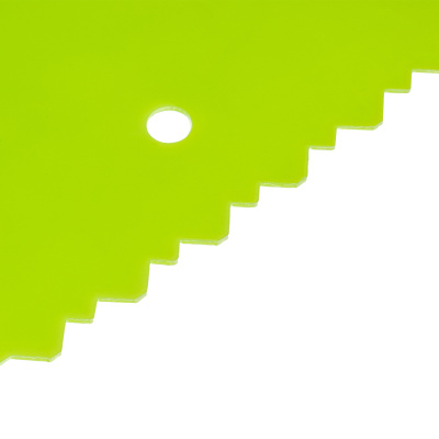 Шпатель для клея, пластмассовый, 130 х 170 мм, зубчатый Сибртех купить в Москве с доставкой по всей России | ProtosMarket.ru