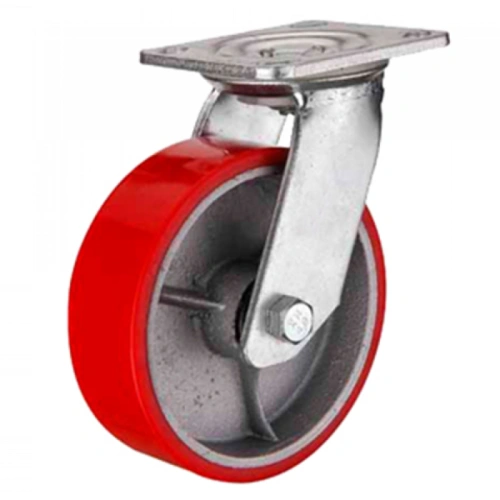 Колесо большегрузное поворотное SCp 93 75 мм полиуретановое (F) по ценам производителя в Санкт-Петербурге с доставкой по всей России