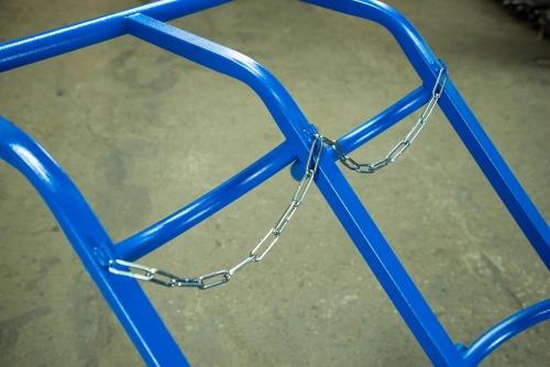 Тележка для газовых баллонов TOR ГБ-2, 2 баллона (250 пневмо колеса + 160 поворотное) по ценам производителя в Санкт-Петербурге с доставкой по всей России