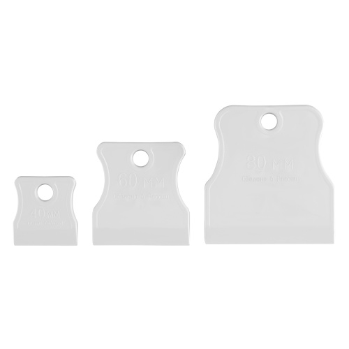 Набор шпателей 40-60-80 мм, белая резина, 3 шт. Sparta по ценам производителя в Санкт-Петербурге с доставкой по всей России