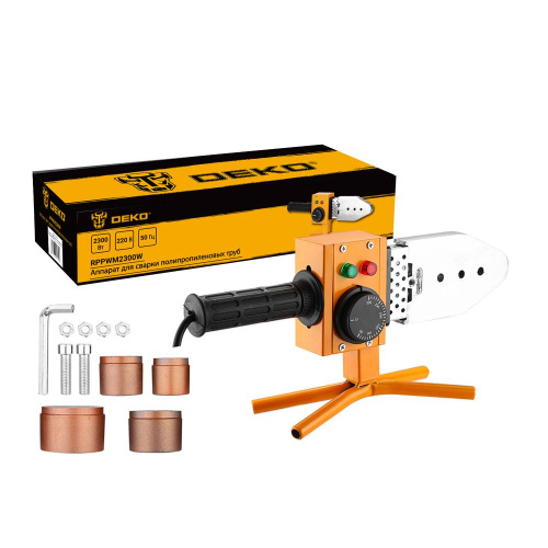Аппарат для сварки полипропиленовых труб DEKO RPPWM2300W, 4 насадки (20-40 мм) купить в Москве с доставкой по всей России | ProtosMarket.ru