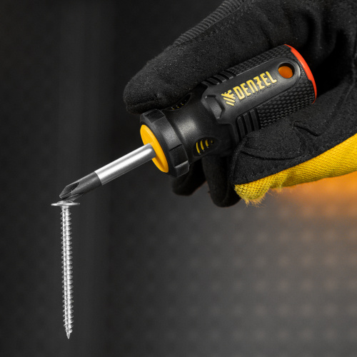 Отвертка, PH2х38 мм, S2, 3к рукоятка Denzel по ценам производителя в Санкт-Петербурге с доставкой по всей России