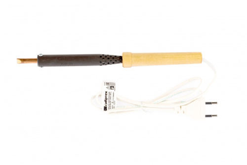 Паяльник электрический ЭПСН-03-80/220, деревянная ручка, Сибртех по ценам производителя в Санкт-Петербурге с доставкой по всей России
