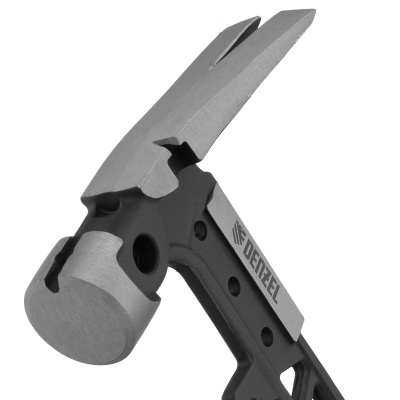 Молоток строительный 450 г, цельнокованый,боек с магнитом, двухкомп. обрезин. рук-ка Denzel купить в Москве с доставкой по всей России | ProtosMarket.ru