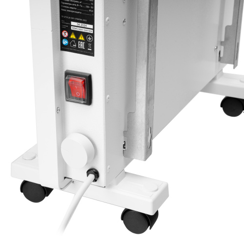 Конвектор электрический КМ-1000.1, 230 В, 1000 Вт, X-образный нагреватель, колеса, термостат MTX по ценам производителя в Санкт-Петербурге с доставкой по всей России