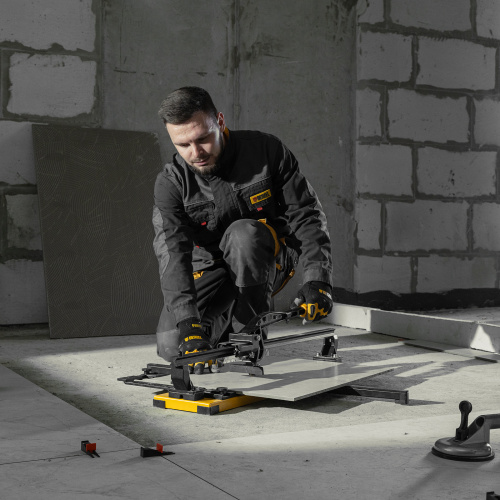 Плиткорез рельсовый 600х16мм, каретка на подш., стальная станина, усил. рукоятка-пенал Denzel по ценам производителя в Санкт-Петербурге с доставкой по всей России