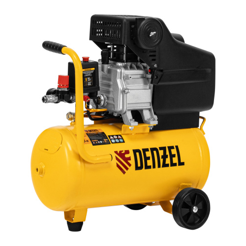 Компрессор воздушный DC1500/24, прямой привод, 1.5 кВт, 24 литра, 220 л/мин Denzel по ценам производителя в Санкт-Петербурге с доставкой по всей России
