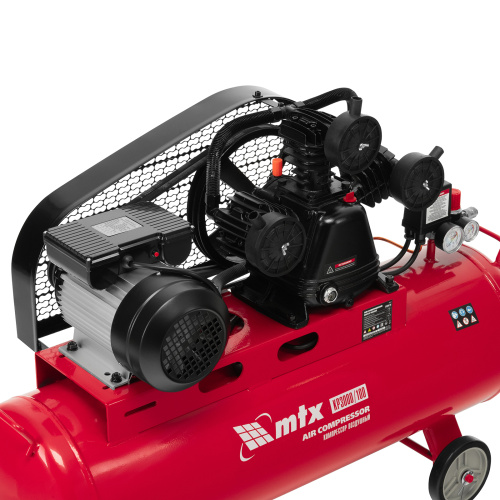 Компрессор воздушный ременный привод КР3000/100  3,0 кВт, 100 литров, 510 л/мин МТХ купить в Москве с доставкой по всей России | ProtosMarket.ru