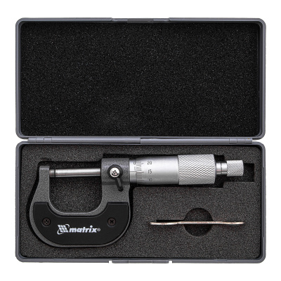Микрометр механический,0-25 мм Matrix купить в Москве с доставкой по всей России | ProtosMarket.ru