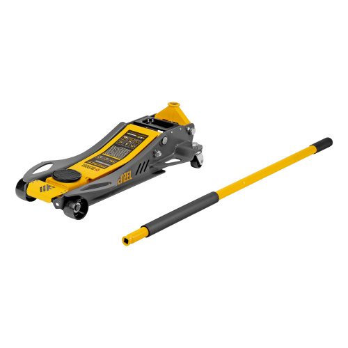 Домкрат гидравлический подкатной, 3,8 т, 110-580 мм, быстрый подъем, низкий подхват, проф. Denzel по ценам производителя в Санкт-Петербурге с доставкой по всей России