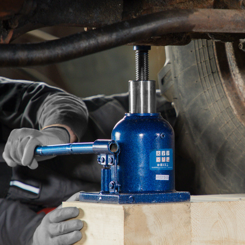 Домкрат гидравлический бутылочный телескопический, 10 т, H подъема 170-430 мм Stels по ценам производителя в Санкт-Петербурге с доставкой по всей России