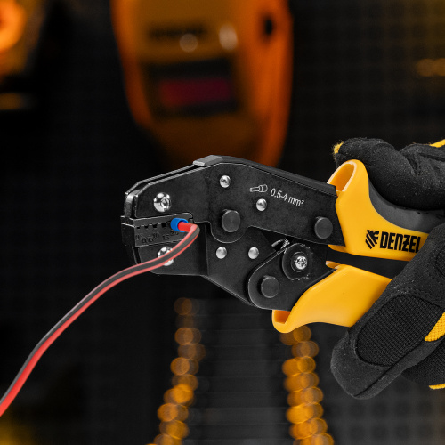 Клещи для обжима наконечников штыревых НШВ, НШВИ, НШВИ-2, 0,5-4 мм2 Denzel купить в Москве с доставкой по всей России | ProtosMarket.ru
