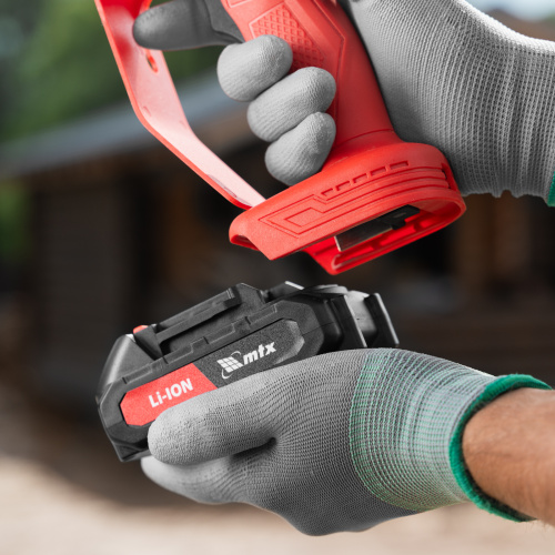 Цепная мини-пила аккумуляторная, MCS-100, шина 100 мм, Li-Ion, 20 В MTX по ценам производителя в Санкт-Петербурге с доставкой по всей России