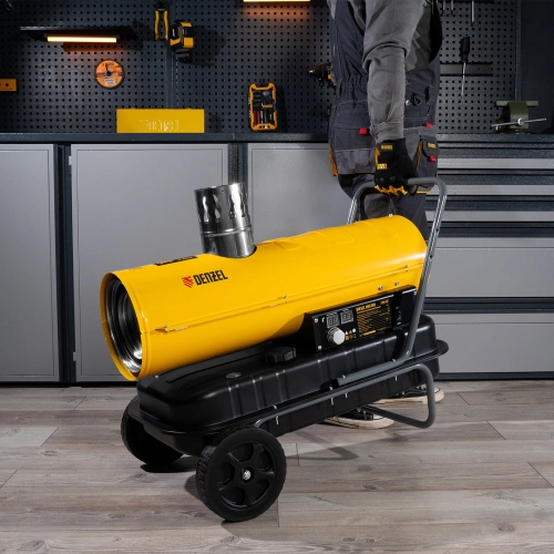 Дизельная тепловая пушка NHG-20i, 20 кВт, 600 м3/ч, непрямой нагрев, цифровой термостат Denzel по ценам производителя в Санкт-Петербурге с доставкой по всей России