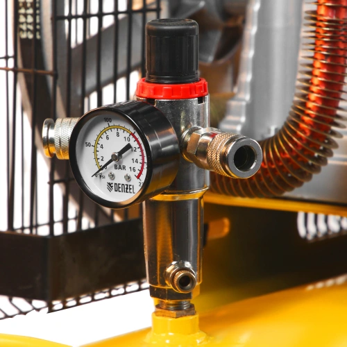 Компрессор воздушный, ременный привод BCI5500-T/270, 5.5 кВт, 270 литров, 850 л/мин Denzel по ценам производителя в Санкт-Петербурге с доставкой по всей России