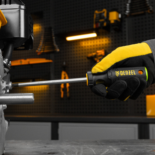 Отвертка, PZ3x150 мм, S2, 3к рукоятка Denzel по ценам производителя в Санкт-Петербурге с доставкой по всей России