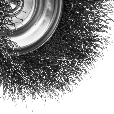 Щетка для дрели, 75 мм, Чашка, со шпилькой, нержавеющая витая проволока Denzel по ценам производителя в Санкт-Петербурге с доставкой по всей России