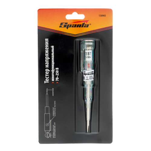 Тестер напряжения 70-250 В  многофункциональный Sparta по ценам производителя в Санкт-Петербурге с доставкой по всей России