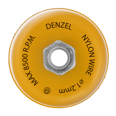 Щетка для УШМ, 100 мм, Чашка, нейлоновая щетина, М14 Denzel по ценам производителя в Санкт-Петербурге с доставкой по всей России