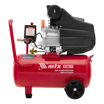 Компрессор воздушный DC1500L/24, 1,5 кВт, 24 л, 210 л/мин MTX по ценам производителя в Санкт-Петербурге с доставкой по всей России