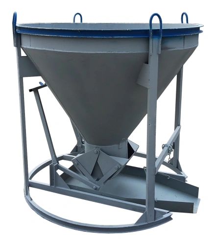 Бадья для бетона «Рюмка» 0,5 (БН-0,5), с лотком 600х1250 мм усиленная по ценам производителя в Санкт-Петербурге с доставкой по всей России