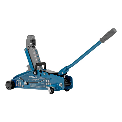 Домкрат гидравлический подкатной с фиксатором, 2.5 т, Safety Pin, 140-385 мм, в кейсе Stels по ценам производителя в Санкт-Петербурге с доставкой по всей России