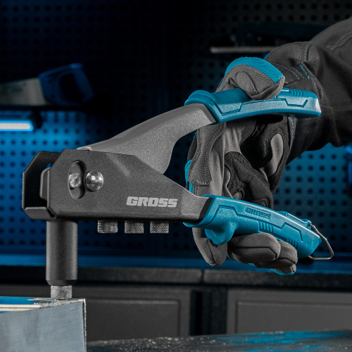 Заклепочник ручной, 260 мм, заклепки 2,4-3,2-4,0-4,8 мм Gross купить в Москве с доставкой по всей России | ProtosMarket.ru