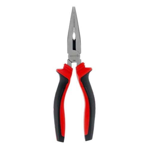 Длинногубцы прямые, 180 мм, хром-ванадий, двухкомпонентные рукоятки Matrix по ценам производителя в Санкт-Петербурге с доставкой по всей России