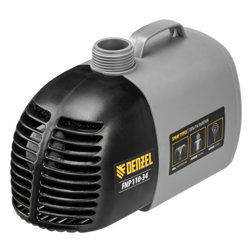 Насос фонтанный FNP110-34, 112 Вт, подъем 3,4 м, 3400 л/ч, колокольчик/каскад/гейзер Denzel по ценам производителя в Санкт-Петербурге с доставкой по всей России