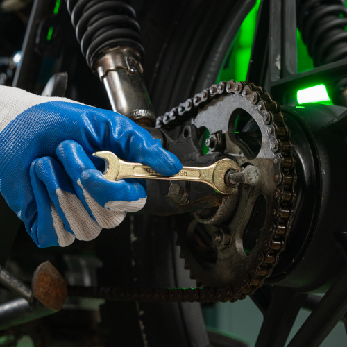 Набор ключей рожковых 6-17 мм, 6 шт, желтый цинк Сибртех по ценам производителя в Санкт-Петербурге с доставкой по всей России