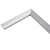 Угольник стальной 400 мм, нержавеющая сталь, градуировка, алюминиевое основание Denzel по ценам производителя в Санкт-Петербурге с доставкой по всей России