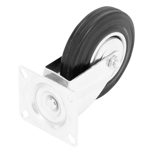 Колесо поворотное D 160 мм, крепление  платформенное Сибртех купить в Москве с доставкой по всей России | ProtosMarket.ru