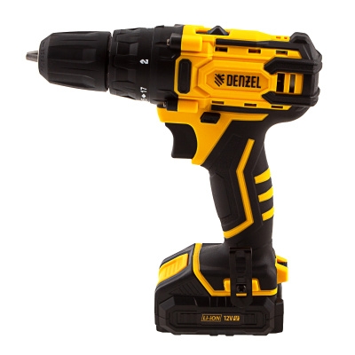 Дрель-шуруповерт аккумуляторная CDL-12-01CB, Li-Ion, 12 В, 1 акк. Denzel купить в Москве с доставкой по всей России | ProtosMarket.ru