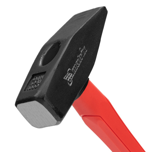 Молоток слесарный optimal, 1000 г, фибергласовая обрезиненная рукоятка, квадратный боек Matrix купить в Москве с доставкой по всей России | ProtosMarket.ru