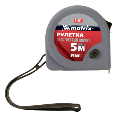 Рулетка Fine,5 м х 19 мм,пластиковый корпус Matrix по ценам производителя в Санкт-Петербурге с доставкой по всей России