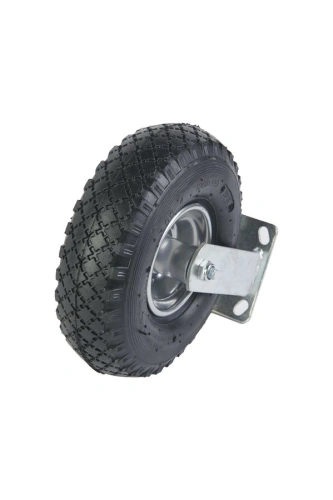 Колесо пневматическое резиновое 260 мм PRF 85 неповоротное на кронштейне по ценам производителя в Санкт-Петербурге с доставкой по всей России