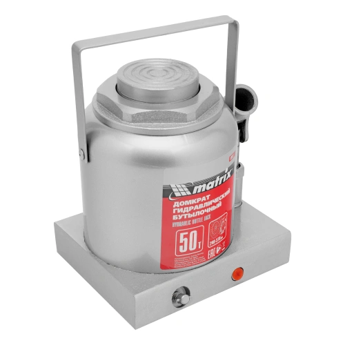 Домкрат гидравлический бутылочный, 50 т, высота подъема 240-370 мм Matrix по ценам производителя в Санкт-Петербурге с доставкой по всей России