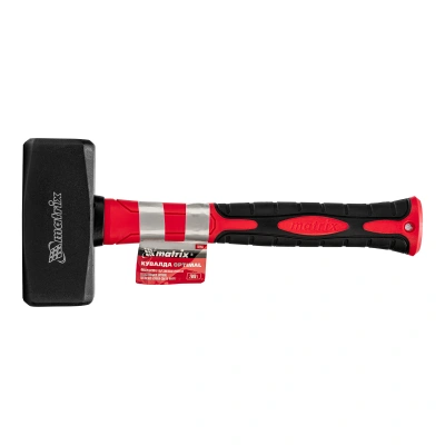 Кувалда optimal, 2000 г, фибергласовая обрезиненная рукоятка Matrix по ценам производителя в Санкт-Петербурге с доставкой по всей России