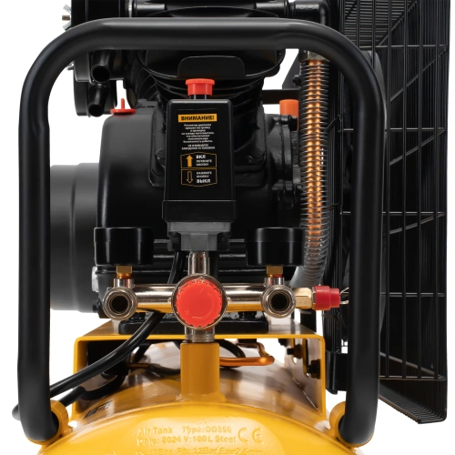 Компрессор воздушный BCV2200/100, ременный привод, 2.2 кВт, 100 литров, 370 л/мин Denzel по ценам производителя в Санкт-Петербурге с доставкой по всей России