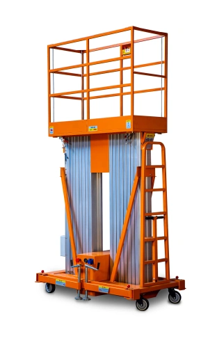 Подъемник мачтовый аккумуляторный 200 кг, 10/12 м, 24/80 В/Ач TOR GTWY10-200S DC 2-мачтовый по ценам производителя в Санкт-Петербурге с доставкой по всей России