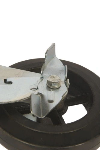 Колесо большегрузное поворотное SCdb 80 200 мм обрезиненное с тормозом (N) по ценам производителя в Санкт-Петербурге с доставкой по всей России