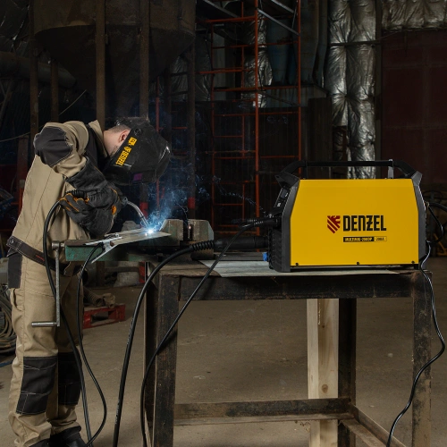 Аппарат инвертор. полуавтомат. сварки MultiMIG-200DP Synergy Double Pulse, 200 А, ПВ 80% Denzel по ценам производителя в Санкт-Петербурге с доставкой по всей России