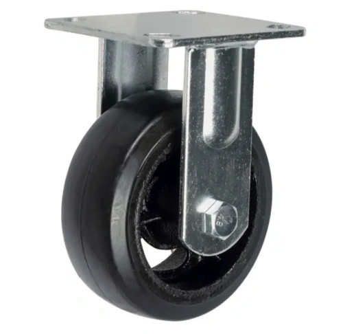 Колесо большегрузное неповоротное FCd 46 100 мм обрезиненное РФ по ценам производителя в Санкт-Петербурге с доставкой по всей России