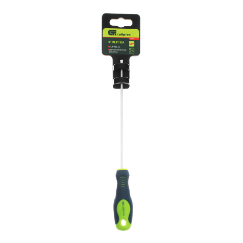 Отвертка, SL3 х 150 мм, CrV, двухкомпонентная рукоятка Сибртех купить в Москве с доставкой по всей России | ProtosMarket.ru