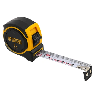 Рулетка 5м х 25мм, двухкомп. корпус, магнитный обрезиненный зацеп Denzel по ценам производителя в Санкт-Петербурге с доставкой по всей России