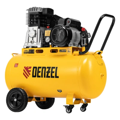 Компрессор воздушный рем. привод BCI 2200/100, 2,2 кВт, 100 литров, 420 л/мин Denzel по ценам производителя в Санкт-Петербурге с доставкой по всей России
