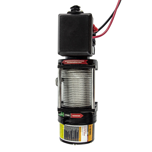 Лебедка автомобильная электрическая LB-2000, 2.2 т, 3.2 кВт, 12 В Denzel по ценам производителя в Санкт-Петербурге с доставкой по всей России