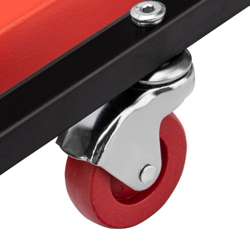 Лежак ремонтный на шести колесах, 1030 х 440 х 120 мм, поднимающийся подголовник Matrix купить в Москве с доставкой по всей России | ProtosMarket.ru