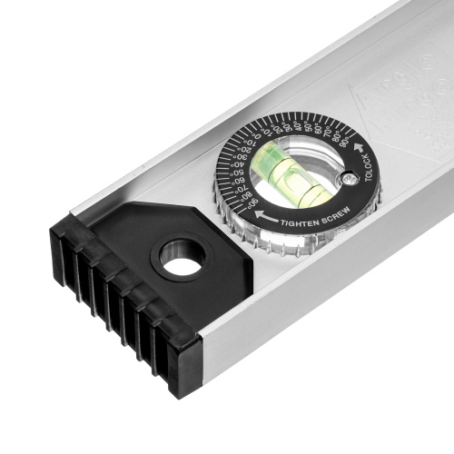 Уровень алюминиевый "Рельс", 800 мм, 3 глазка (1 поворотный) Matrix по ценам производителя в Санкт-Петербурге с доставкой по всей России